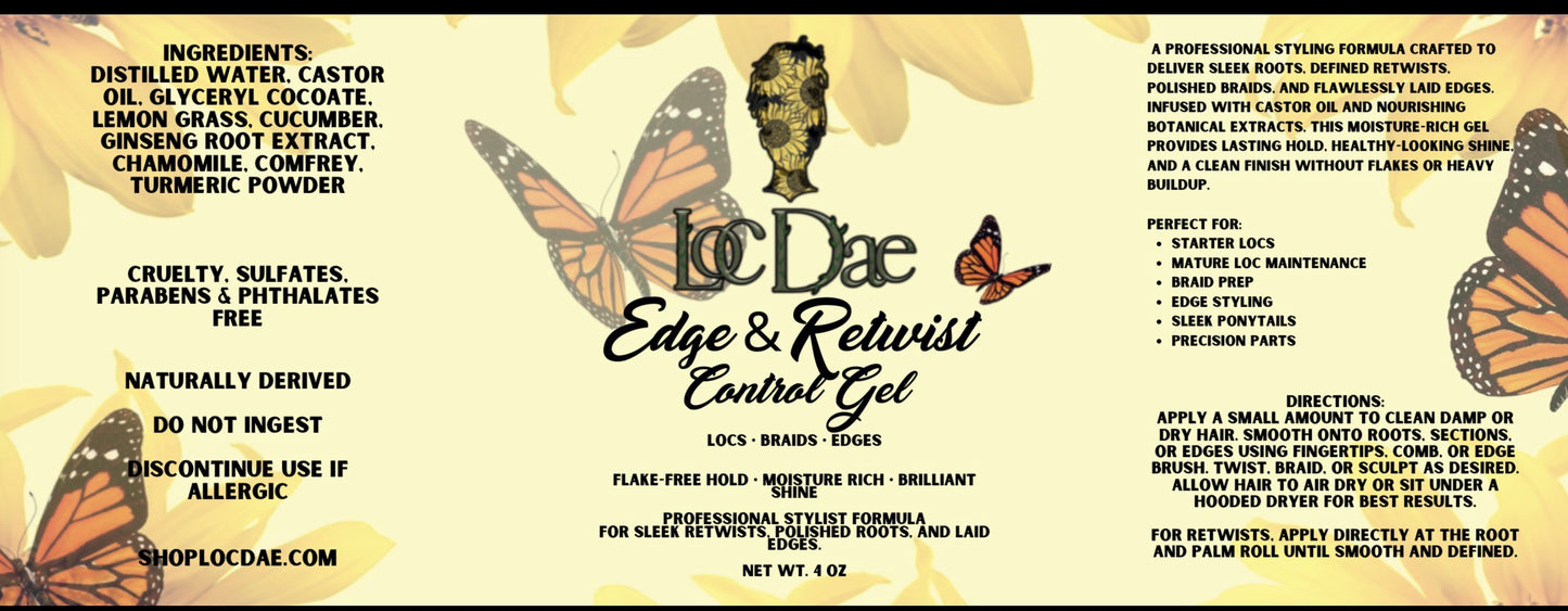 Loc Dae Edge & Retwist Control Gel