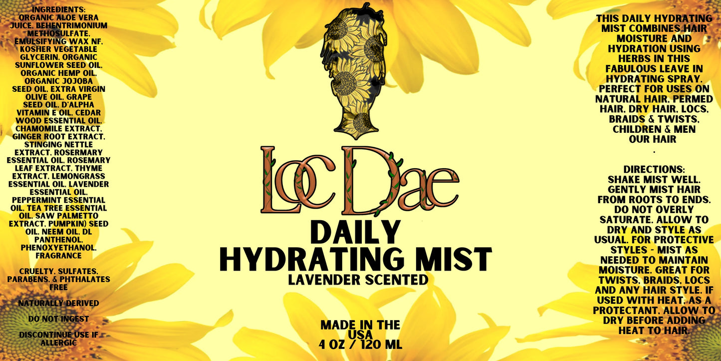 DAILY HYDRATING MIST (LAVENDER SCENTED)